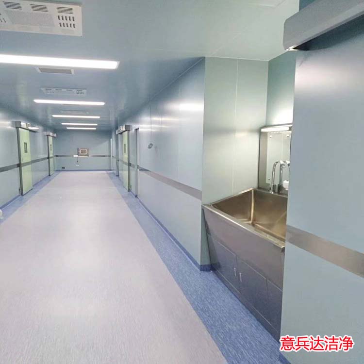 河北醫(yī)院潔凈走廊裝修施工安裝廠家找意兵達(dá)潔凈